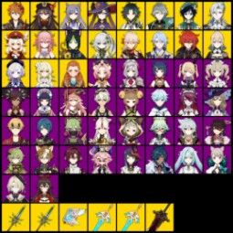 【NA】 AR59 | 50 characters | 17 legendary characters | 6 legend weapons 1